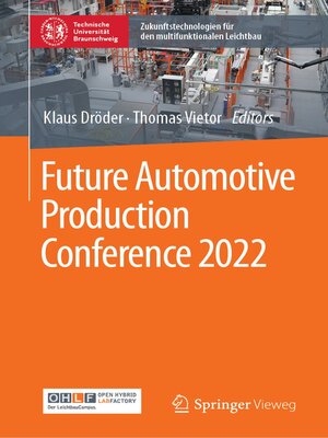 cover image of Future Automotive Production Conference 2022